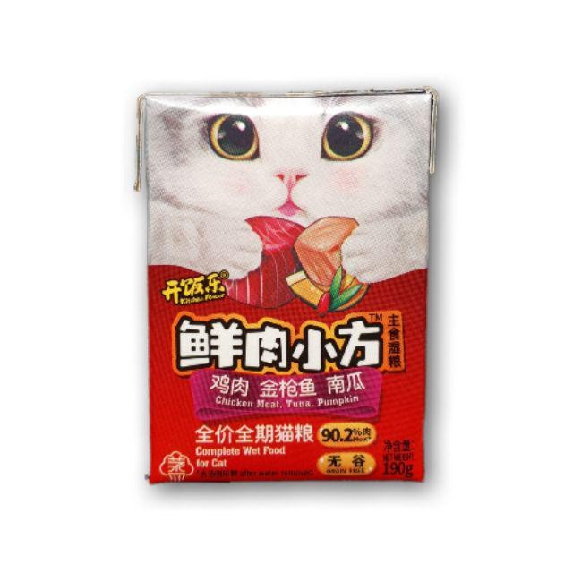 Kitchen Flavor Cat Wet Food 190 gram Beef, Duck, Potato, Chicken, Salmon, Tuna - CHICKEN TUNA PK