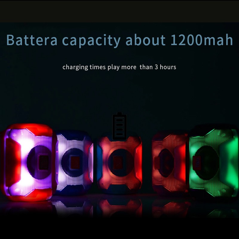 Speaker TG162 Bluetooth Wireless Lampu LED Mini Speaker Super Bass TG 162 Speaker Aktif Speaker Portable bisa USB dan Micro SD