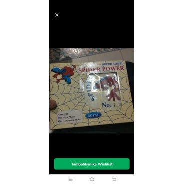 

label ukuran 121,111 merek royal tempelan label undangan