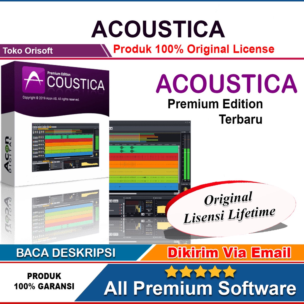 License ACOUSTICA 7.4.14 Terbaru 2023 Edit Audio Mixing Premium Edition Lifetime