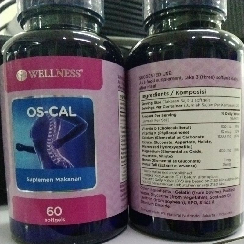 wellness oscal isi 60sofgel