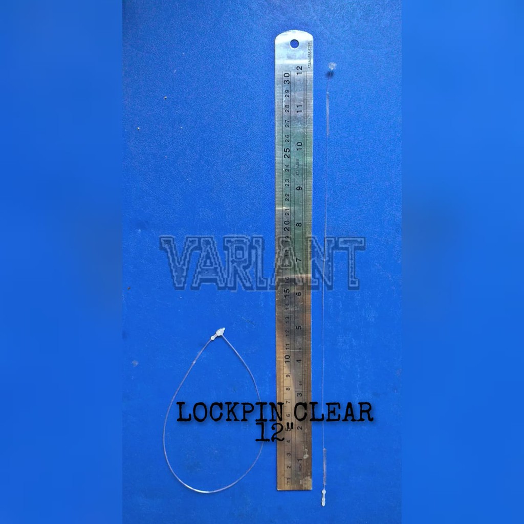 

LOOP TAG LOCKPIN LOCK PINS LOCKPINS LOOPPINS STRINGPINS CLEAR 12