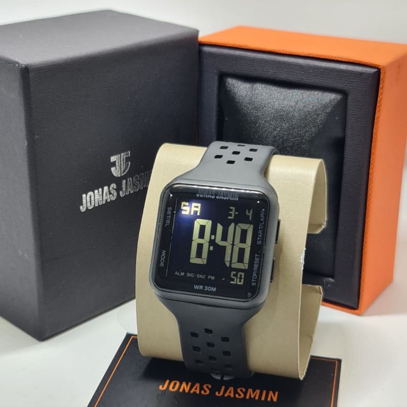 Jam Tangan Fashion Digital Jonas Jasmin JJ 5313 Rubber Original