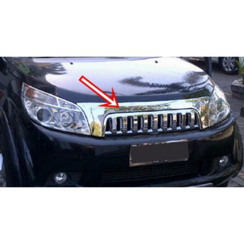 Hoodmolding list kap mesin Toyota Rush 2008-2014