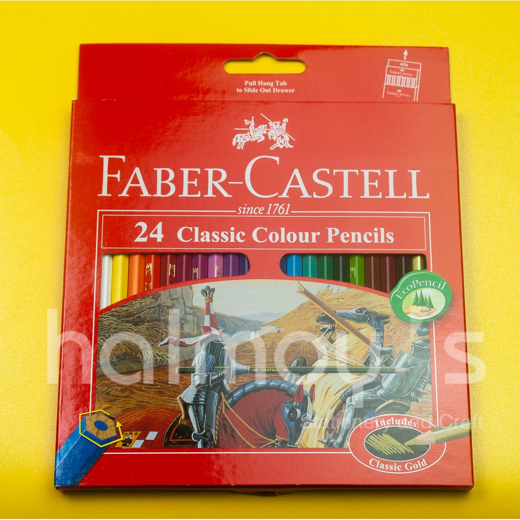 

PENSIL / KELIR WARNA KAYU FABER CASTEL CLASSIC 24 WARNA LONG