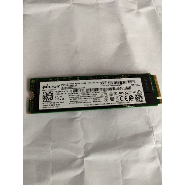 SSD micron NMVE 512 gb