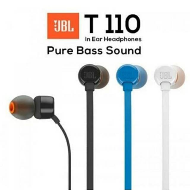 WK HEADPHONE EARPHONE JBL T110 FLAT CABLE