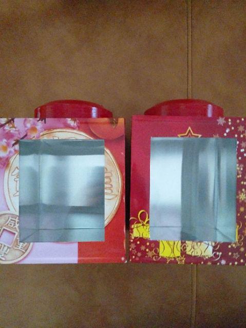 Kaleng Kerupuk Mini Edisi Natal Ukuran 11 X 13 Cm