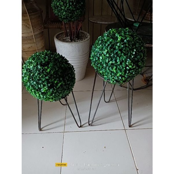 bola bola bonsai artificial,bola bonsai besar,bola d23 cm dan 18 cm.bola premium