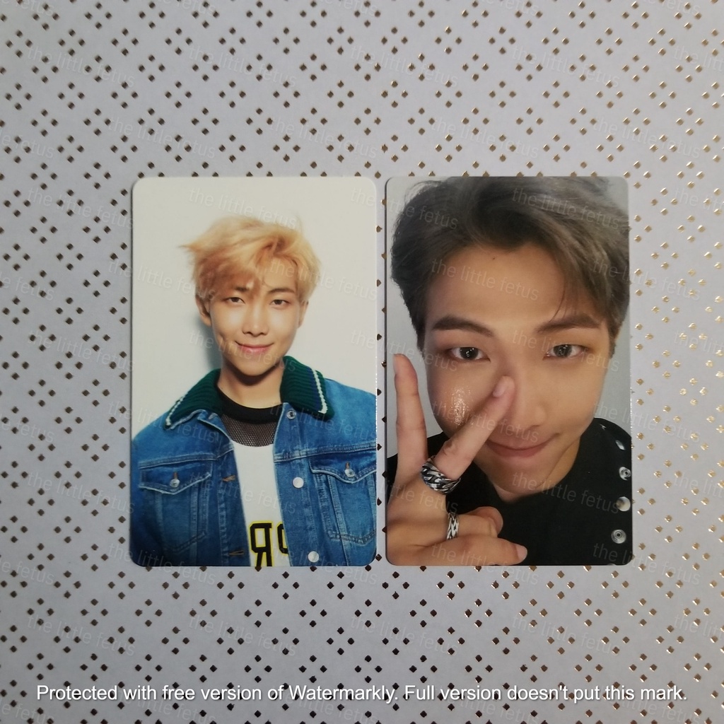 BTS OFFICIAL PC LOVE YOURSELF LY HER V FAKE LOVE FL JAPAN RM NAMJOON