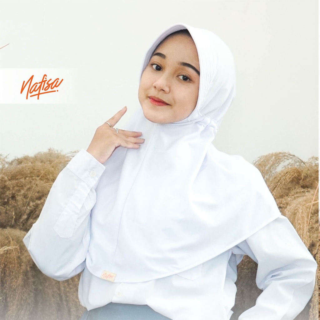 HIJAB SEKOLAH Nafisa Hijab School Ventura - Jilbab Anak Sekolah Hijab Sekolah Kaos Size Lengkap SD-SMA