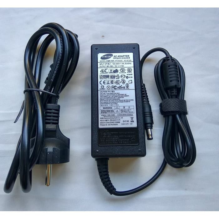 Adaptor / Charger Laptop Samsung 19V - 3.16A (PIN) ORIGINAL adaptor