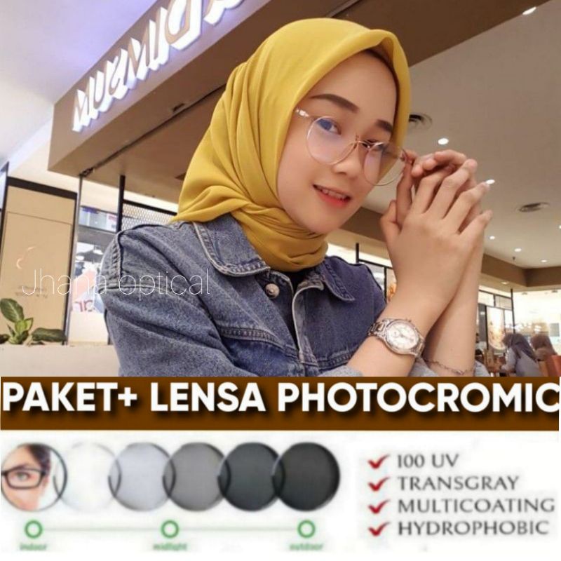 Frame lensa minus Antiradiasi|kacamata Photocromic minus anti radiasi
