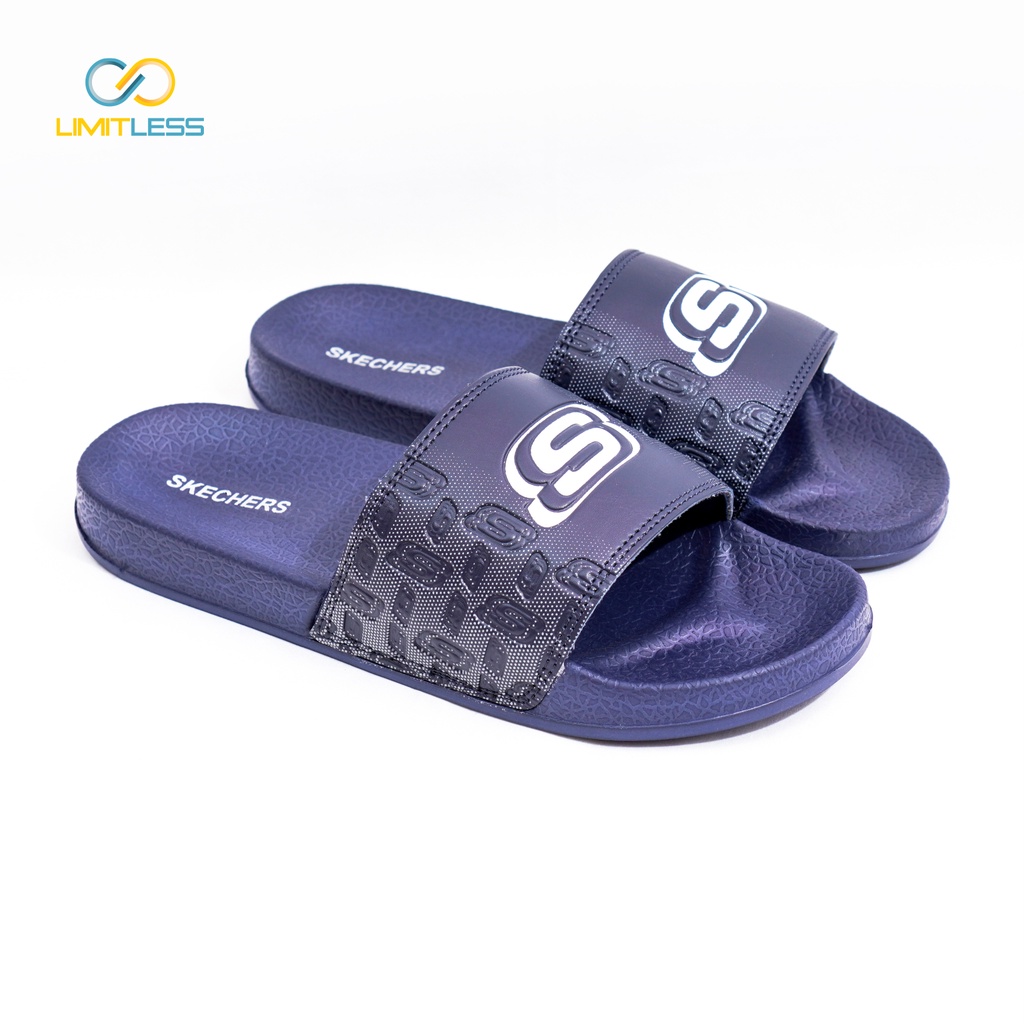 Sandal Cowok Slip On Sketchers Sandal Pria Selop Santai Rumah Sendal Pria Slip On Sangat Ringan