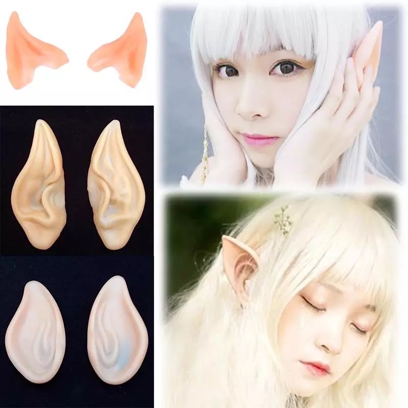 241 - Party Decoration Latex Ears Fairy Cosplay Costume Accessories Angel Elven Elf Ears Photo Props Adult