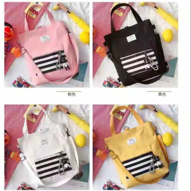 Tas Tote Wanita 2 in 1 (Bisa Ransel / Selempang) 4.8