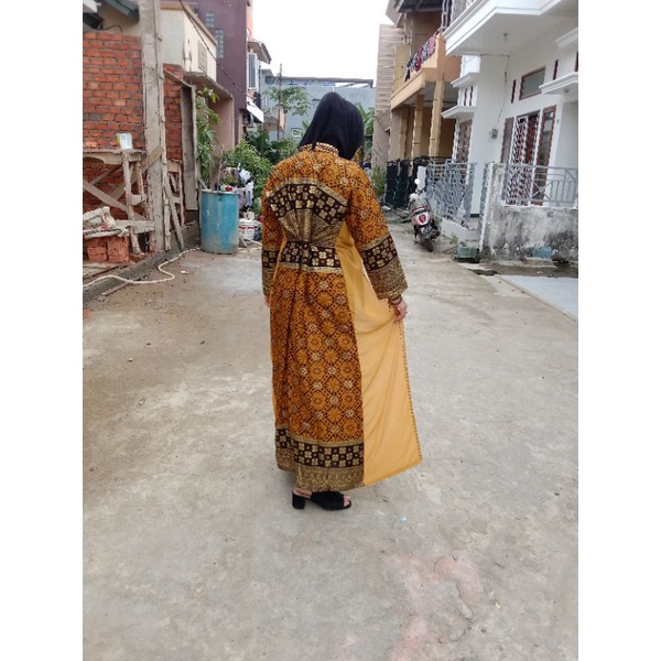 gamis Lasem songket khas Palembang