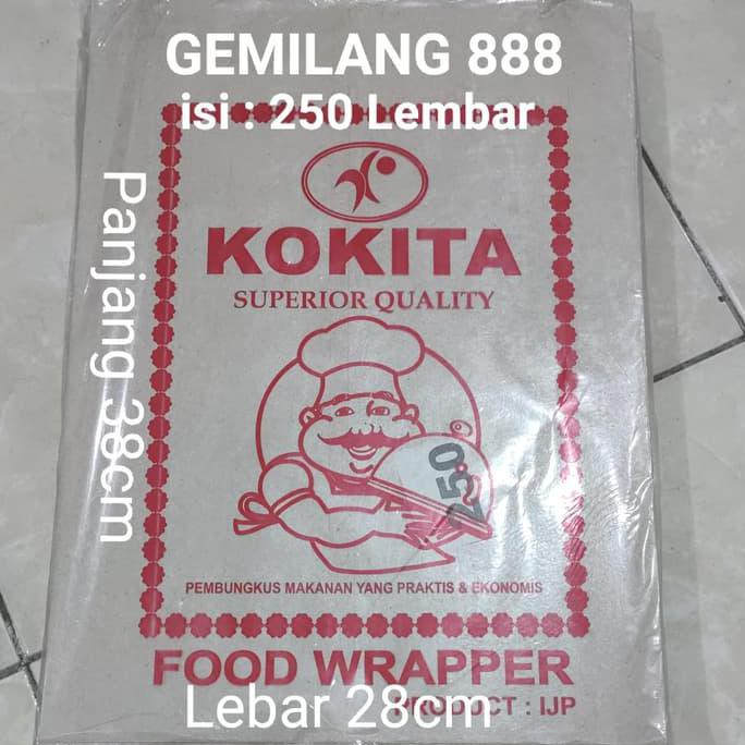 

Sale Kertas Nasi Coklat (Isi 250 Lbr) - Kertas Bungkus Nasi