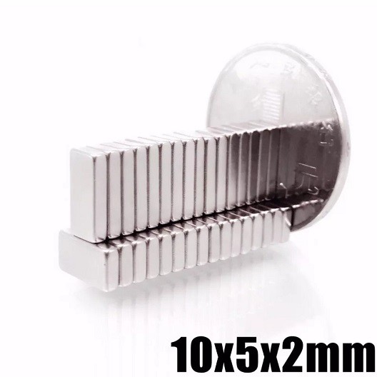 Magnet PLT 10x5x2mm N52 Strong Magnet Neodymium Balok Persegi Kuat 10x5x2 Magnet Kotak Persegi