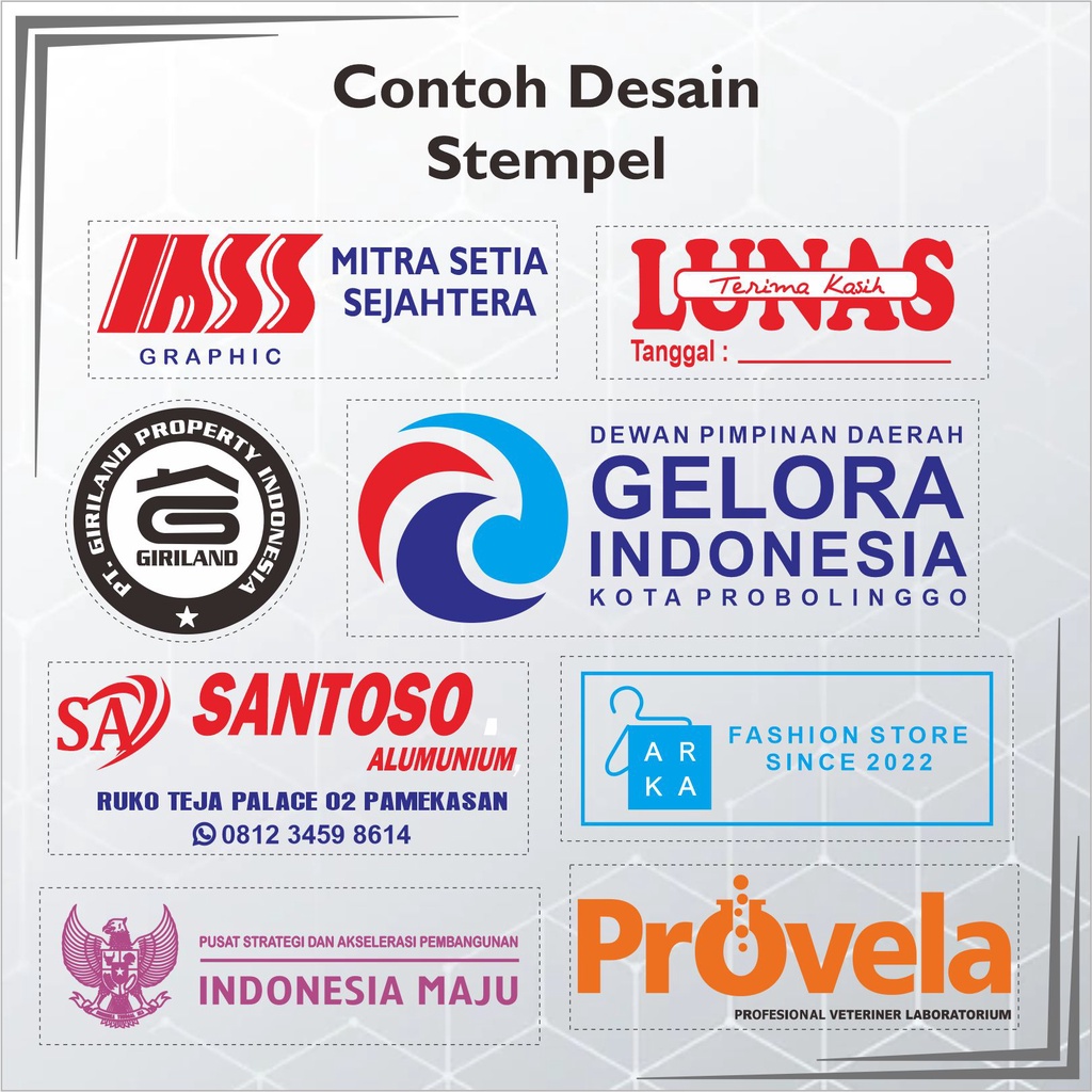 Stempel Praktis Trodat 4929 (48x28mm) Stempel Perusahaan | Stempel Toko | Stempel 2-3 warna