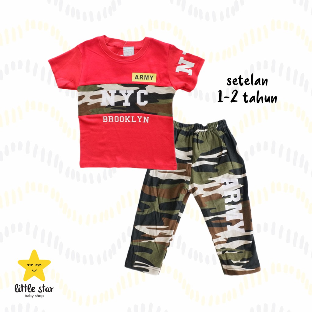 SKA Be Setelan Anak Cowok | Set Baju Anak Laki