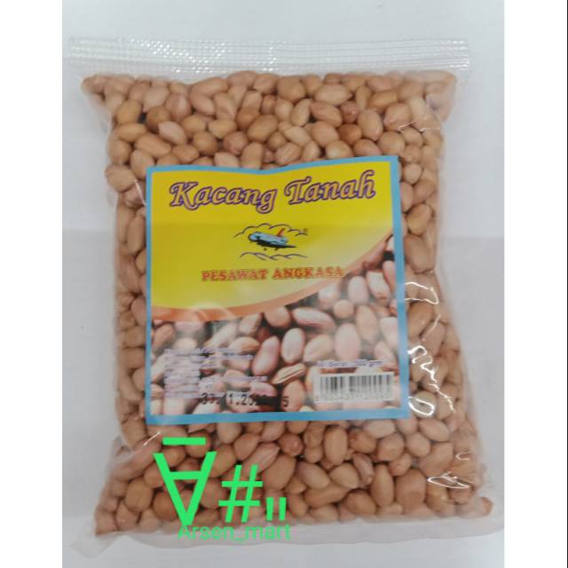 

Kacang tanah 500gram cap pesawat terbang