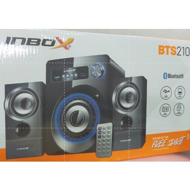 INBOX SPEAKER BTS210 / BTS 210 Bluetooth USB Radio TF Card