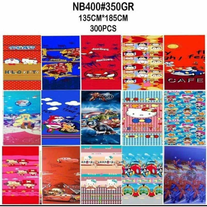 SELIMUT KARAKTER MURAH // SELIMUT ANAK KARAKTER // SELIMUT HALUS