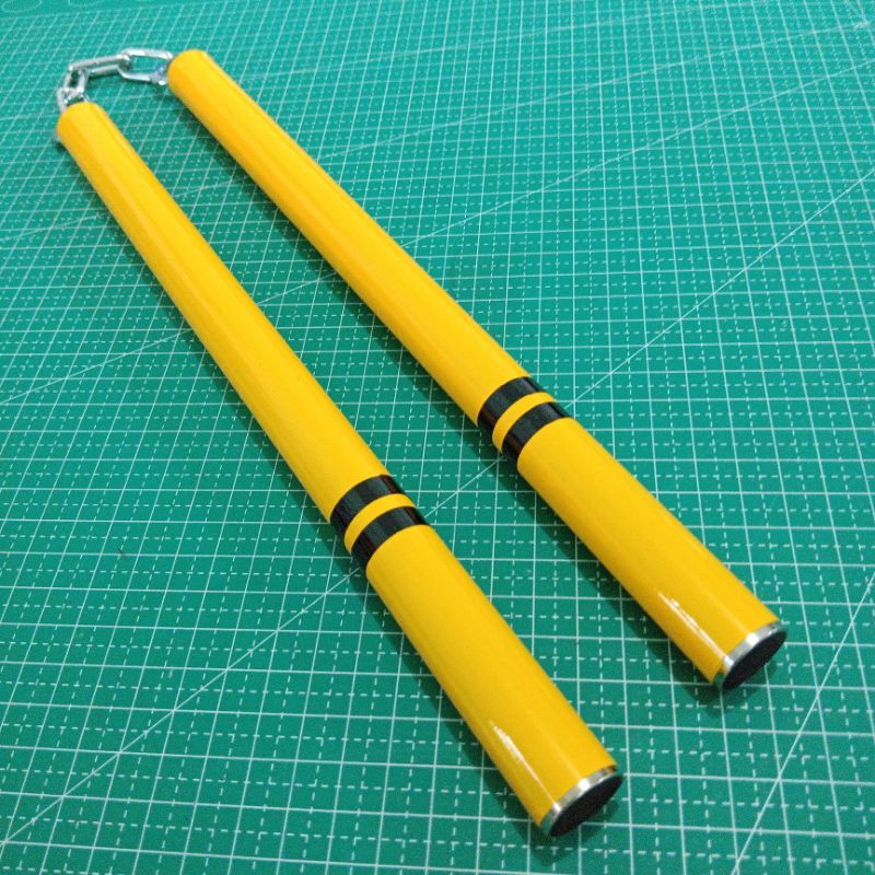 nunchaku stainless steel slim rantai kuning freestyle