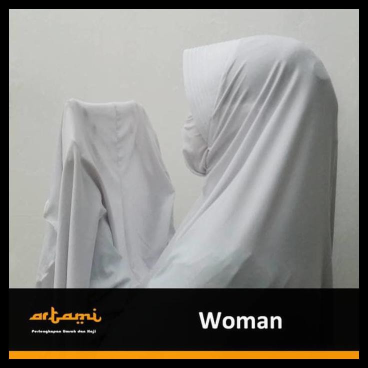 Baru Kerudung/Bergo Spandek Untuk Umroh / Haji (Panjang) - Putih