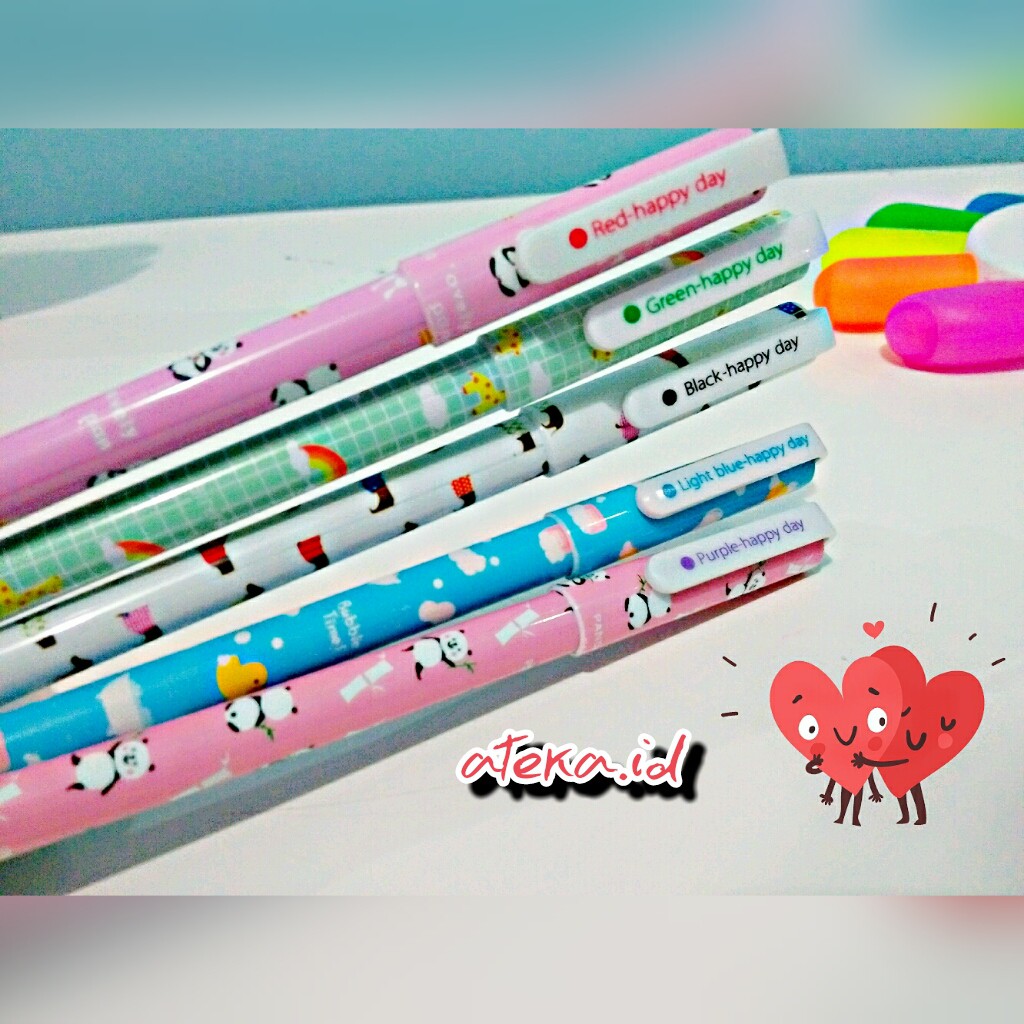 

Pulpen Gel Motif Lucu 1 Set 10 warna (Anml)
