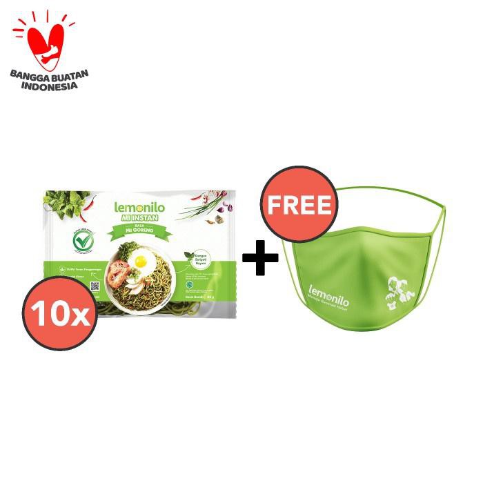 

Buy 10 Lemonilo Mi Instan Rasa Mi Goreng Free Masker Kain