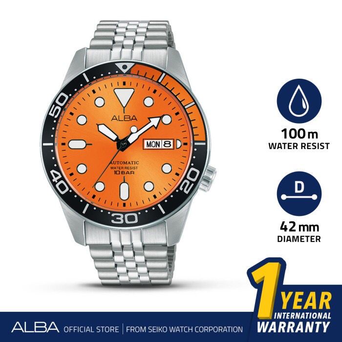 JAM TANGAN ALBA PRIA ORIGINAL AL4187x1/ JAM TANGAN RANTAI PRIA STAINLESS STEEL/ JAM TANGAN PRIA ORIGINAL AL4187x1