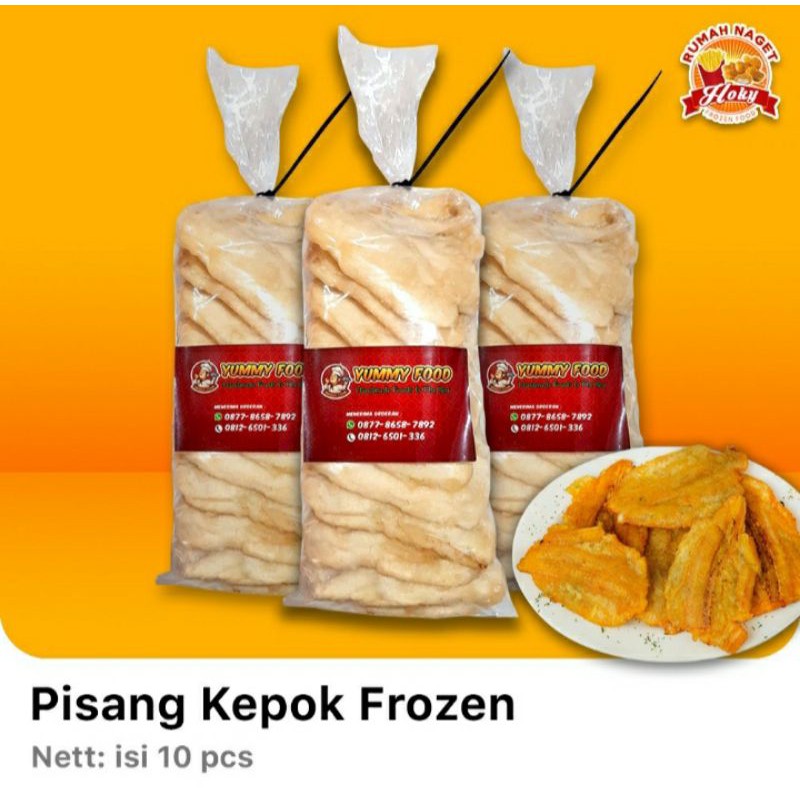 

Pisang Kepok Frozen isi 10 pcs