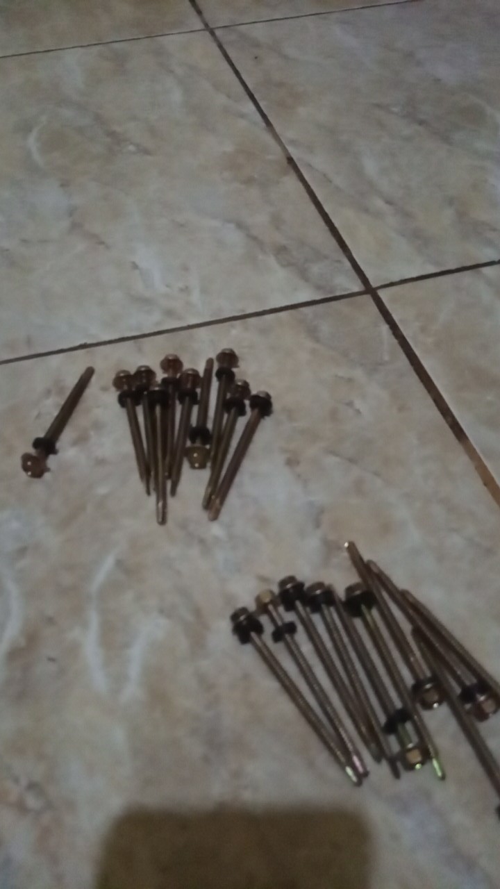 Baut Roofing 12 X 70 / Mata Baut Ruping Baja Ringan