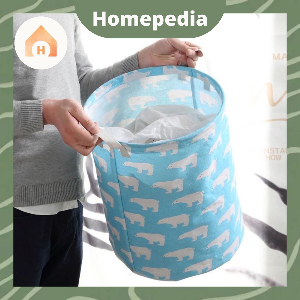 Keranjang Baju Cucian Kotor Laundry Bag Laundry Basket Kotak Penyimpanan Keranjang Baju