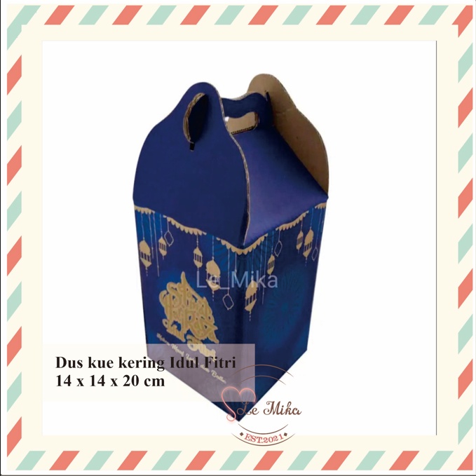 

Dus kue kering 14x14x20 cm / dus idul fitri lebaran / dus toples