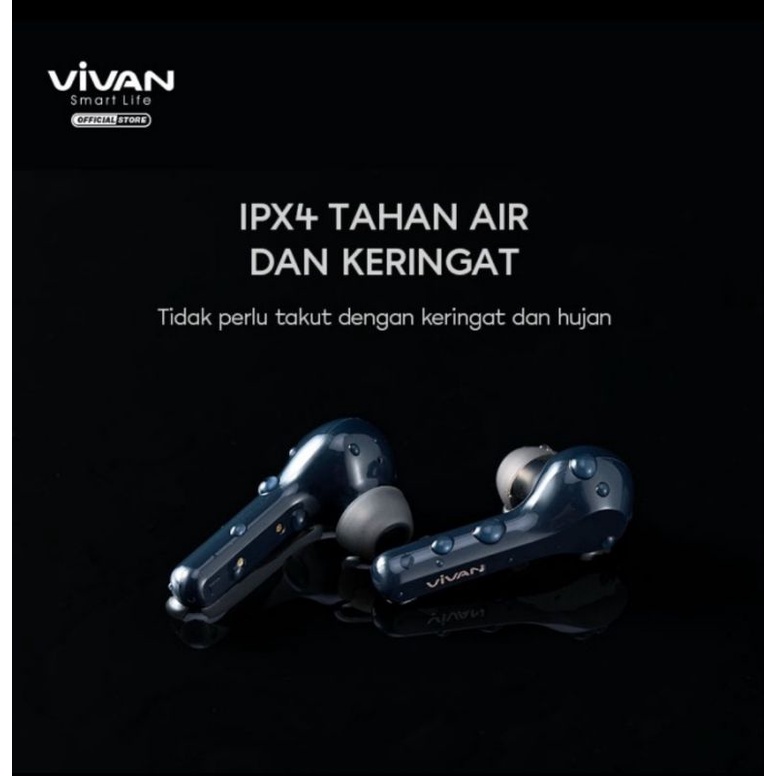 VIVAN Wireless Bluetooth Headset Earphone TWS Liberty T200