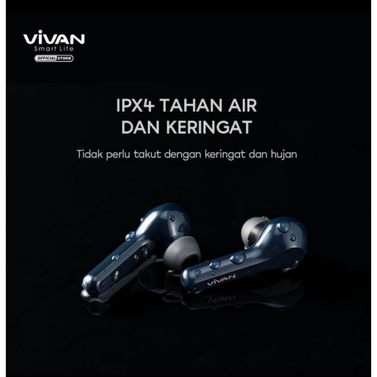 VIVAN Wireless Bluetooth Headset Earphone TWS Liberty T200