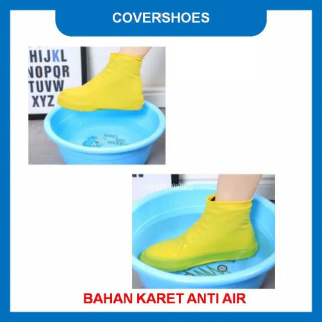 (NCS) Jas Hujan Sepatu Pelindung Cover Shoes Anti Air dari Silicone Karet