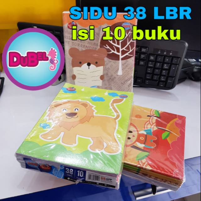

)11(god) Buku Tulis Sidu 38 Lembar isi 10 Buku