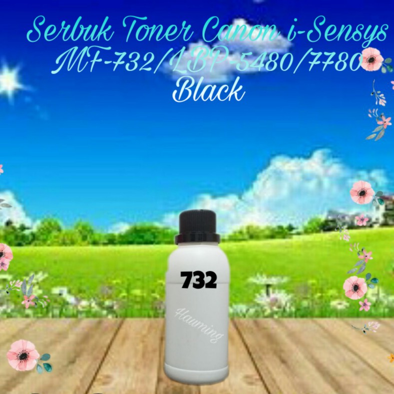 Serbuk Toner Canon MF-732 MF732 LBP-5480 7780 5480c 7780cdn 7780cx LBP5480 LBP7780 Black 1x Isi