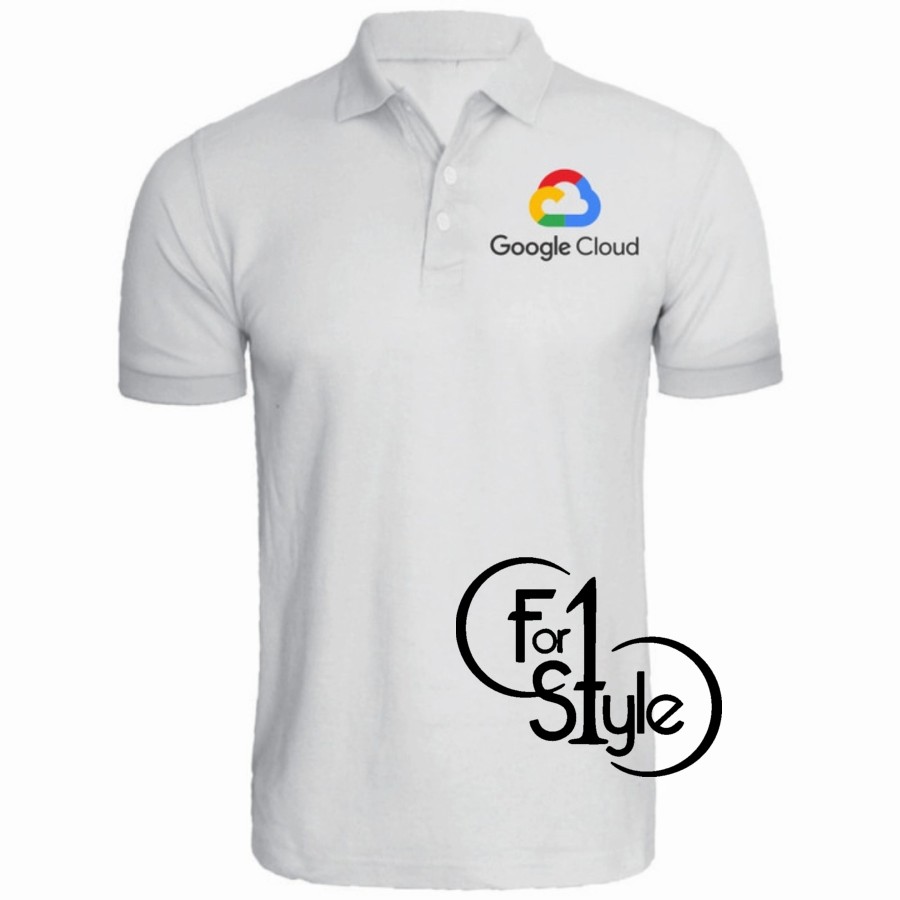 KAOS POLO SHIRT GOOGLE CLOUD