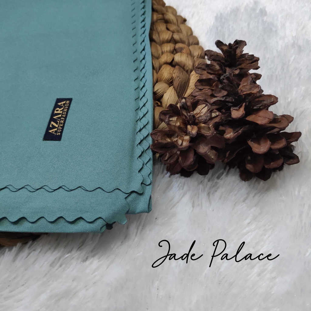 HIJAB AZARA VOAL LASERCUT, VOAL AZARA, JILBAB SEGI EMPAT AZARA VOAL LC, AZARA VOAL JAPAN LC-Jade Palace