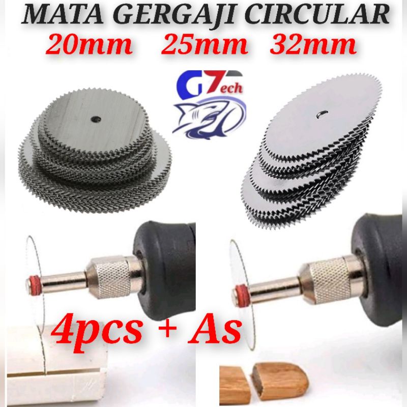 Mata Gergaji / Mata bor gerinda Mini / Mandrel Circular Saw/ Gergaji gerinda Mini /Gergaji Kayu Mini