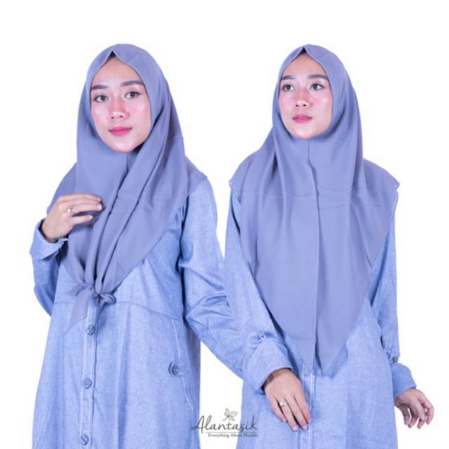 Alantasik - segi tiga instan  Yara bella square / Jilbab instan Yara R.19