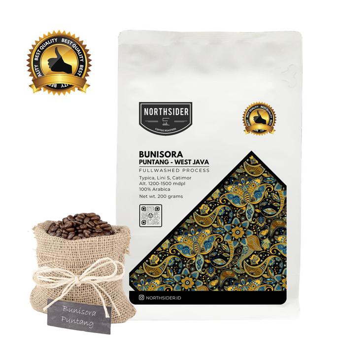

BIJI KOPI ARABIKA BUNISORA PUNTANG WASHED - 200GR NORTHSIDER COFFEE - BIJI KOPI