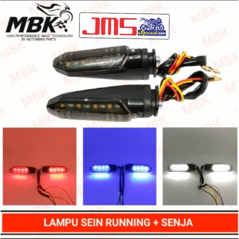 lampu sen riting sen model cbr led senja biru sen tetap kuning running universal cb cbr 150 gtr 150 vario125/150 vixon mxking r15 mt15