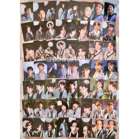 BTS Dalmajung 2022 mpc mini photocard sharing official rm jin suga jhope jimin v jungkook jk taehyun
