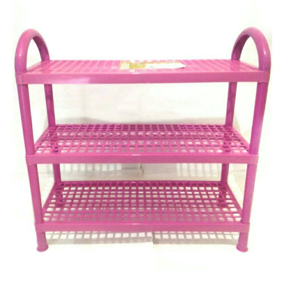 Top Star Luxury Multi Purpose Rack Rak Sepatu Susun 3 Rak Spatu- PG